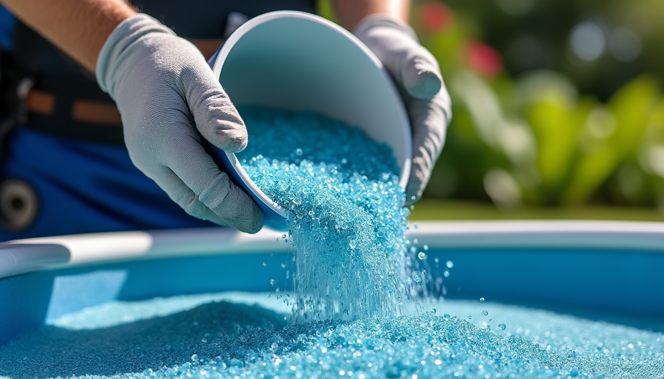 découvrez combien de sacs de verre sont nécessaires pour assurer un filtrage optimal de votre piscine et garder une eau claire et propre toute la saison.