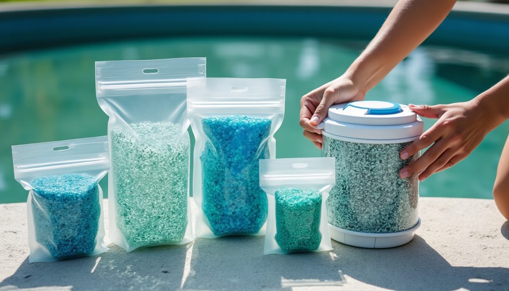 découvrez combien de sacs de verre sont nécessaires pour assurer l'efficacité optimale de votre filtre de piscine et profiter d'une eau claire et propre toute la saison.