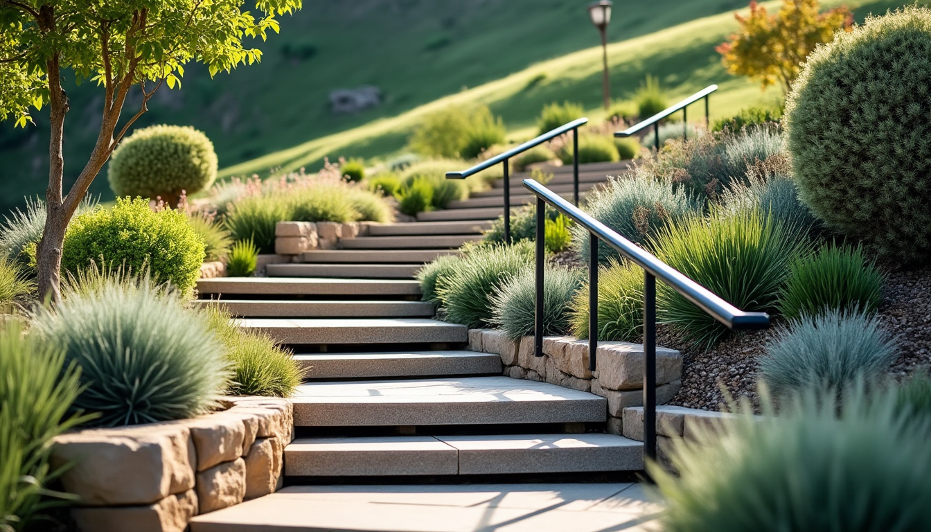 découvrez nos conseils pratiques pour aménager un escalier de jardin sécurisé sur une pente raide et faciliter vos déplacements en toute sécurité.
