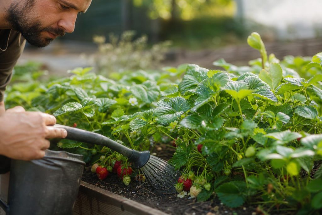découvrez les meilleures techniques pour arroser vos fraisiers afin d'assurer un rendement optimal et des fruits savoureux tout au long de la saison.