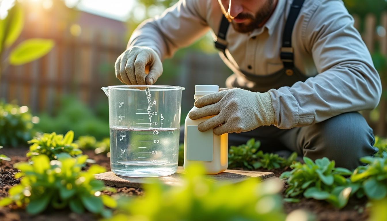 apprenez à doser correctement le glyphosate pour 5 litres d'eau afin d'assurer une utilisation efficace et sécurisée de ce produit.