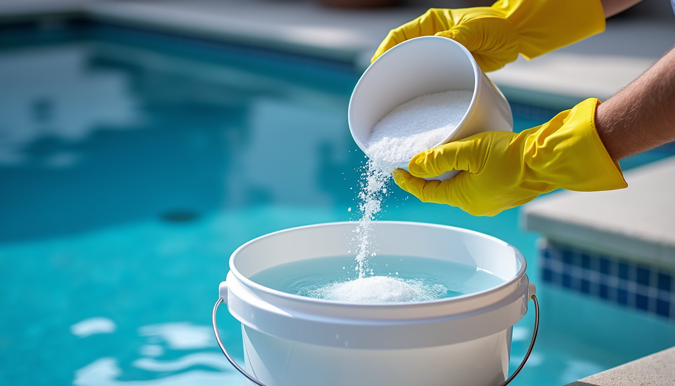 apprenez à calculer efficacement le dosage de chlore choc pour votre piscine afin d'assurer une eau propre, saine et parfaitement équilibrée.