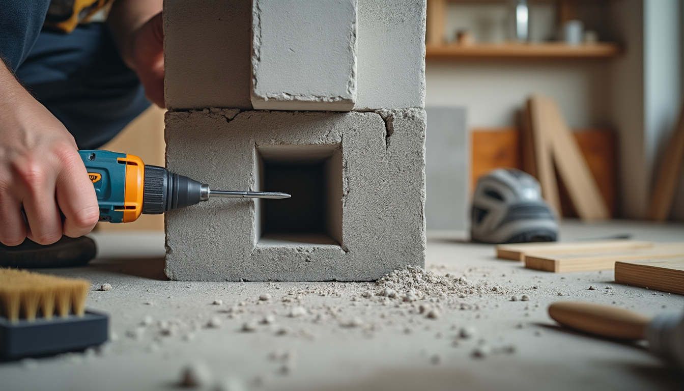 découvrez nos conseils pour choisir la meilleure fixation dans parpaing creux, adaptée à vos travaux, afin d'assurer solidité et sécurité.