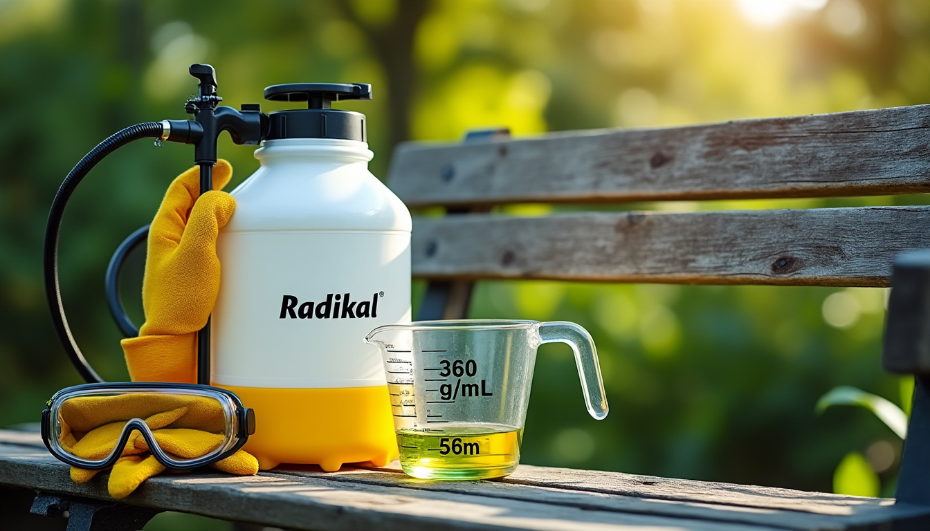 découvrez notre guide complet pour un dosage précis de glyphosate radikal dans 5 litres d'eau, afin d'assurer un traitement efficace et sécurisé de vos espaces végétalisés.