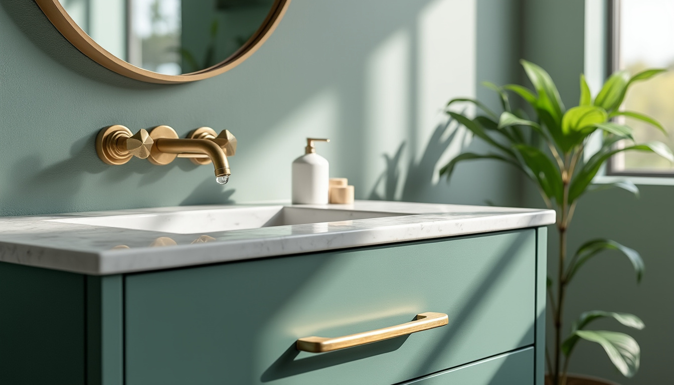 découvrez nos astuces pour choisir et appliquer la peinture idéale sur vos meubles de salle de bain, garantissant un résultat durable et résistant à l'humidité.