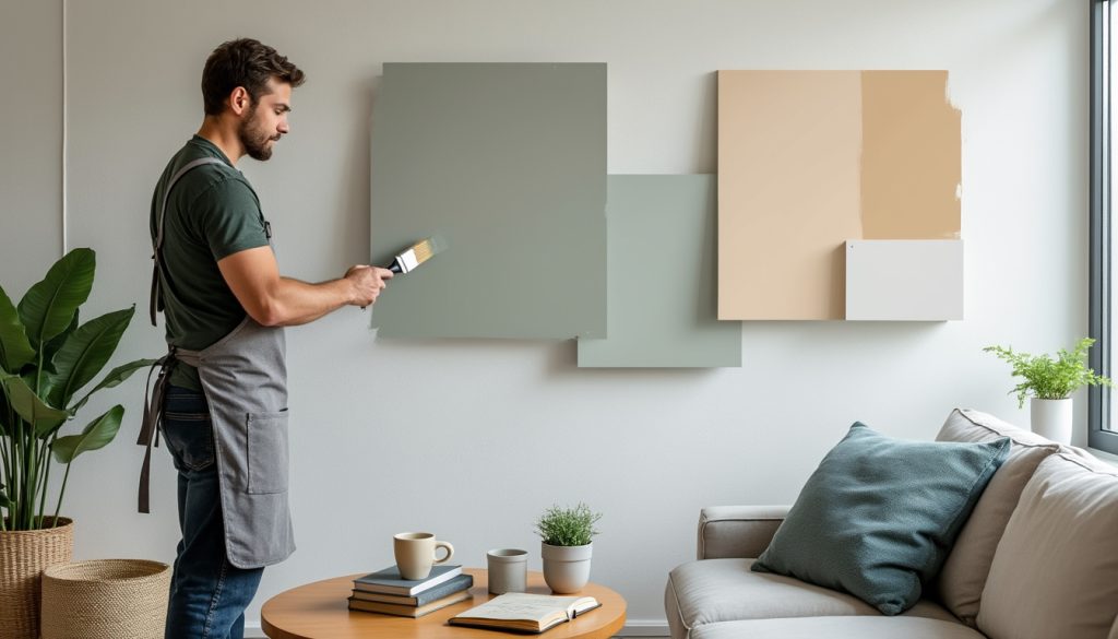 découvrez nos astuces pour choisir les bonnes couleurs de peinture et transformez votre salon en un espace chaleureux et harmonieux.