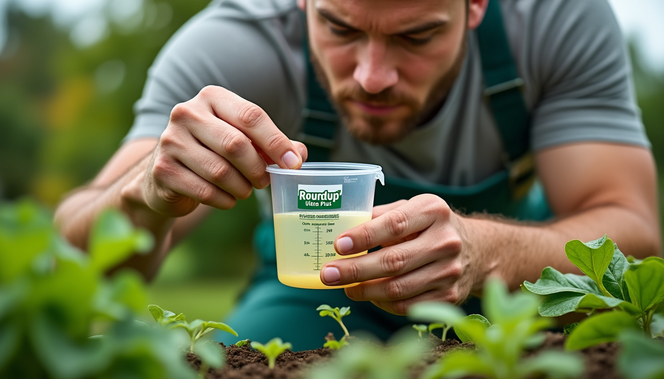 découvrez le dosage optimal de roundup ultra plus par litre pour un désherbage efficace et sécurisé de vos espaces verts.
