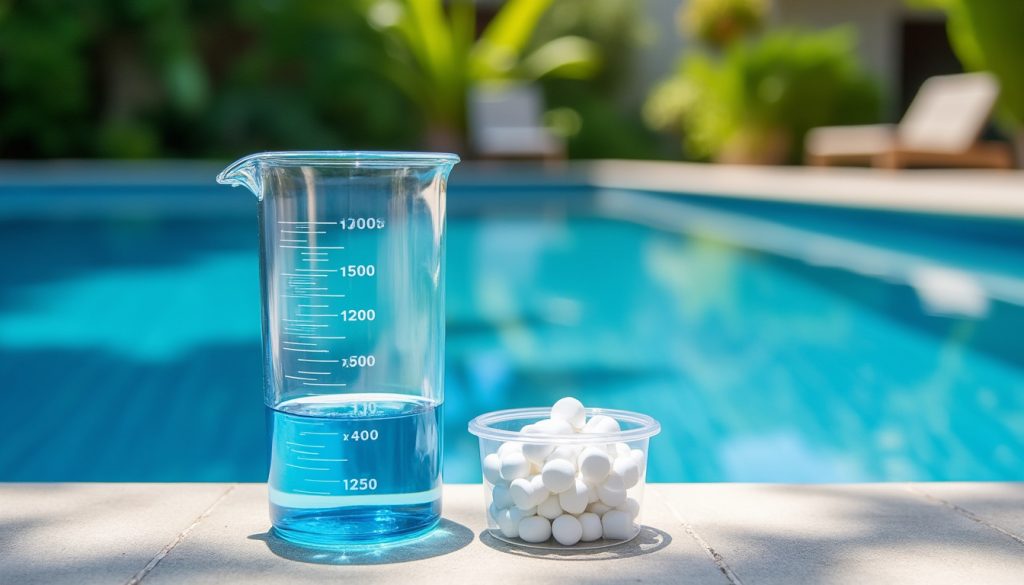 découvrez quel dosage de chlore choc utiliser pour un traitement efficace de votre piscine et profiter d'une eau claire et saine toute la saison.